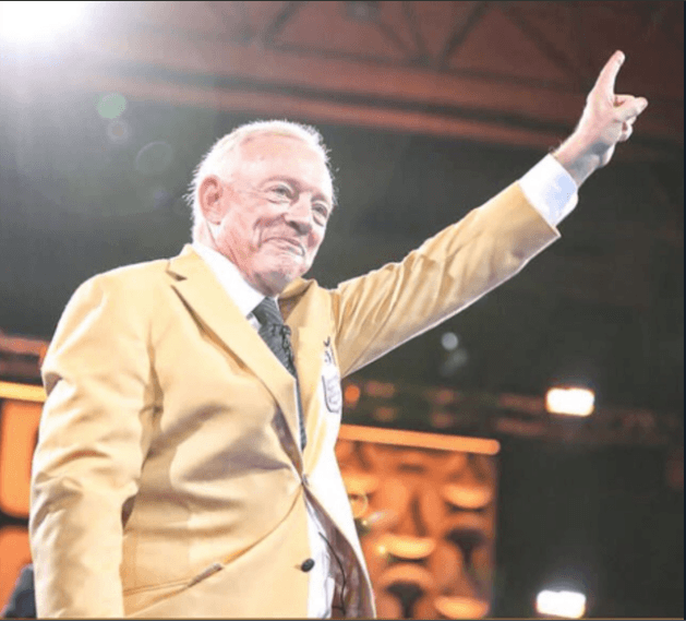 WATCH: Jerry Jones Receives Pro Football Hall of Fame Gold Jacket