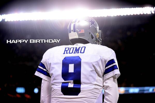 Cowboys Headlines - Happy Birthday To Dallas Cowboys Quarterback Tony Romo!