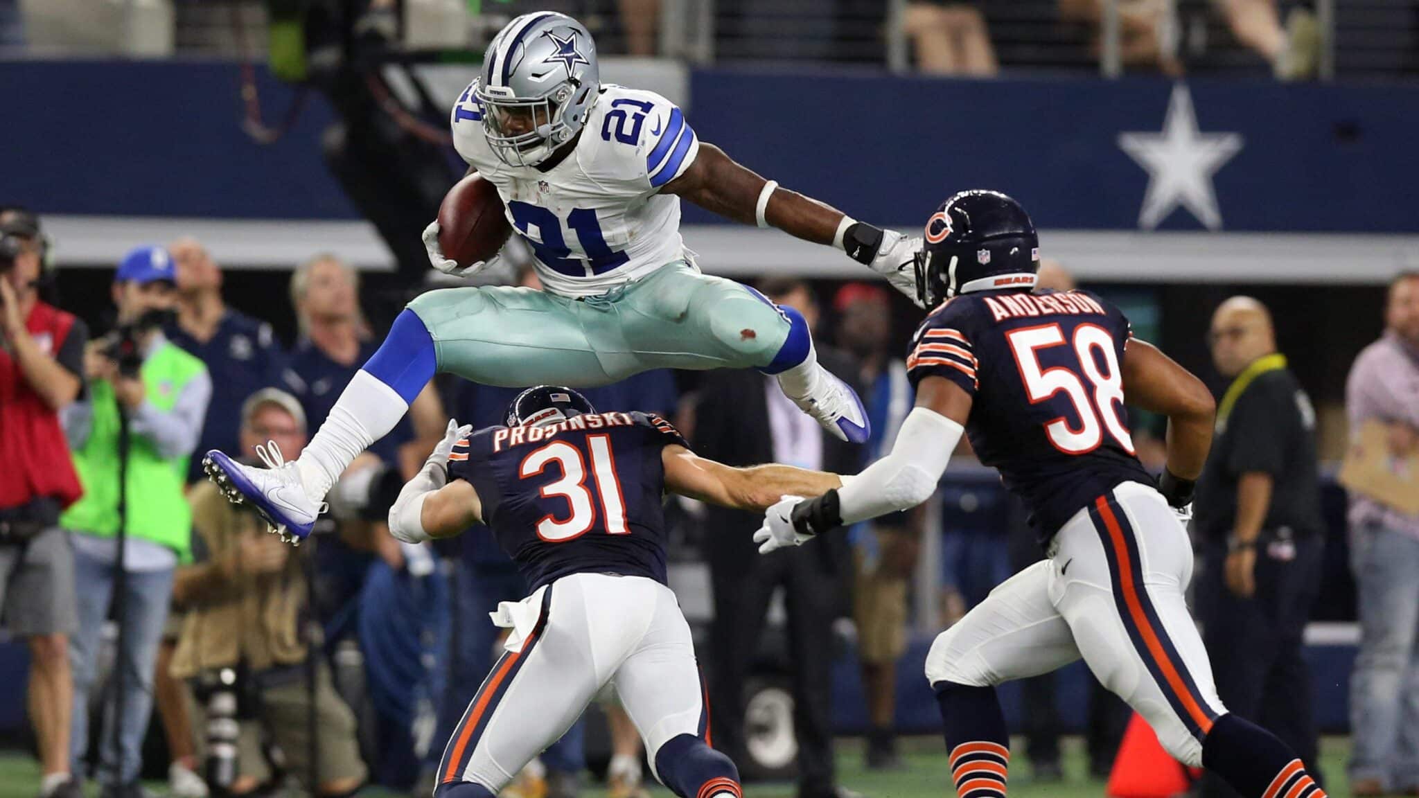 WATCH: Ezekiel Elliott Leaping Over The Competition