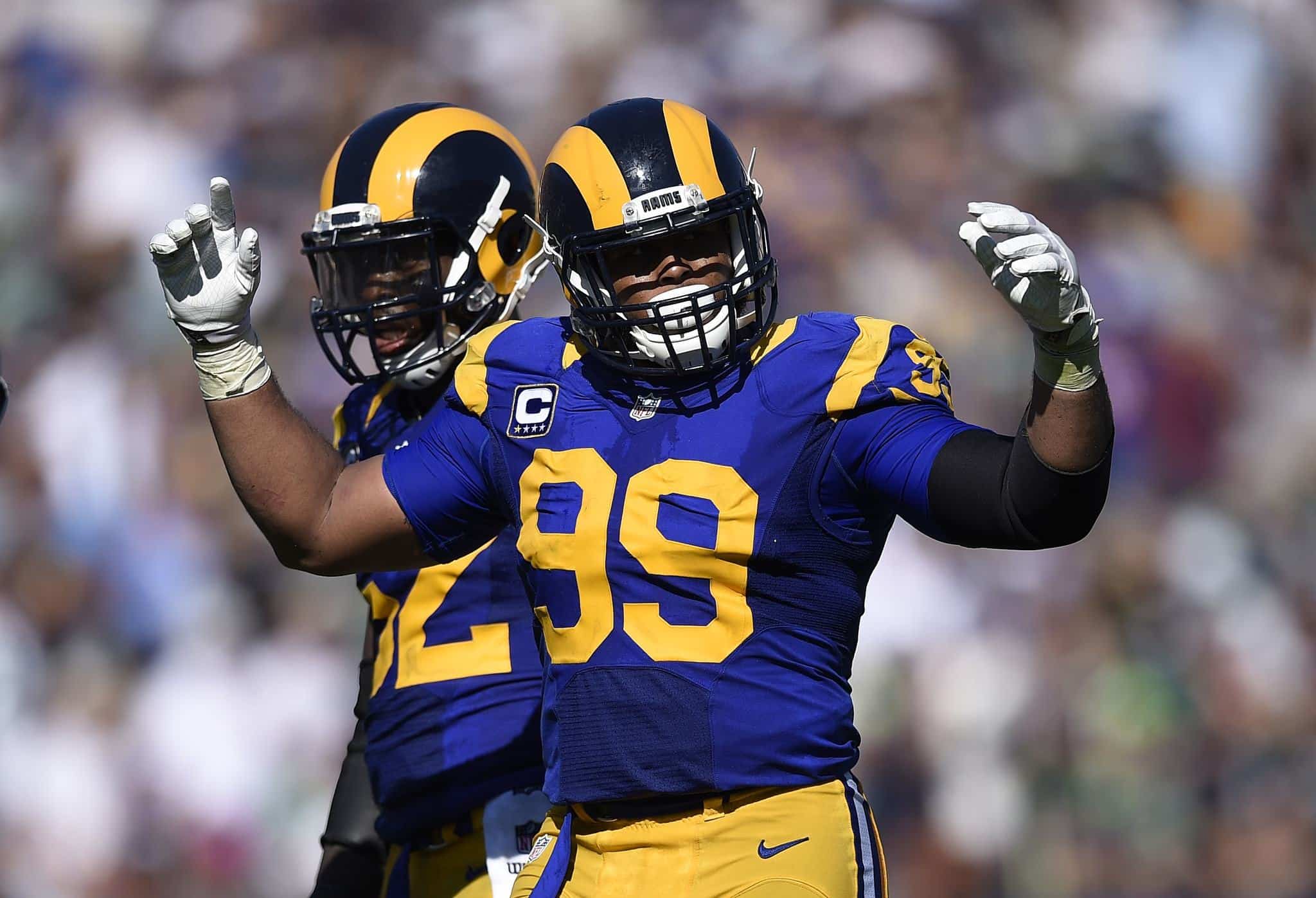 Aaron Donald's dominant defensive plays in 2-sack game