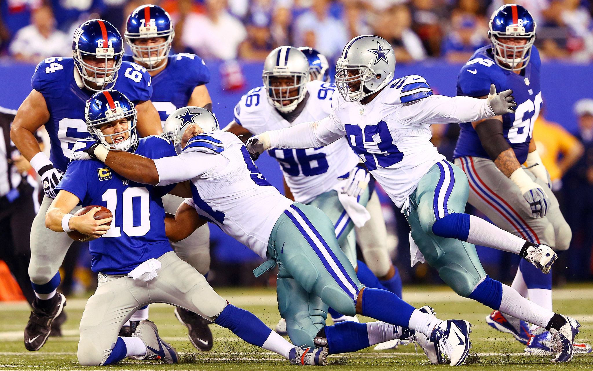 Cowboys bounce back from sluggish start vs. Giants, regain control of NFC  East destiny