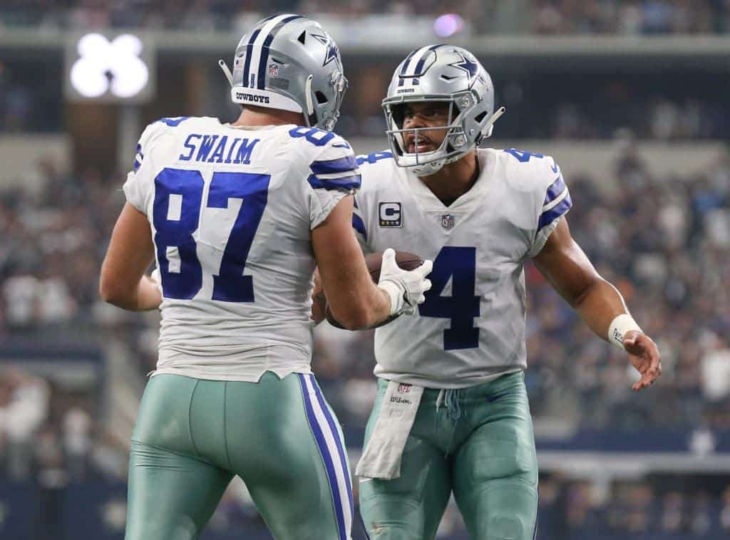 Geoff Swaim Dallas Cowboys tight end and Chico native plays