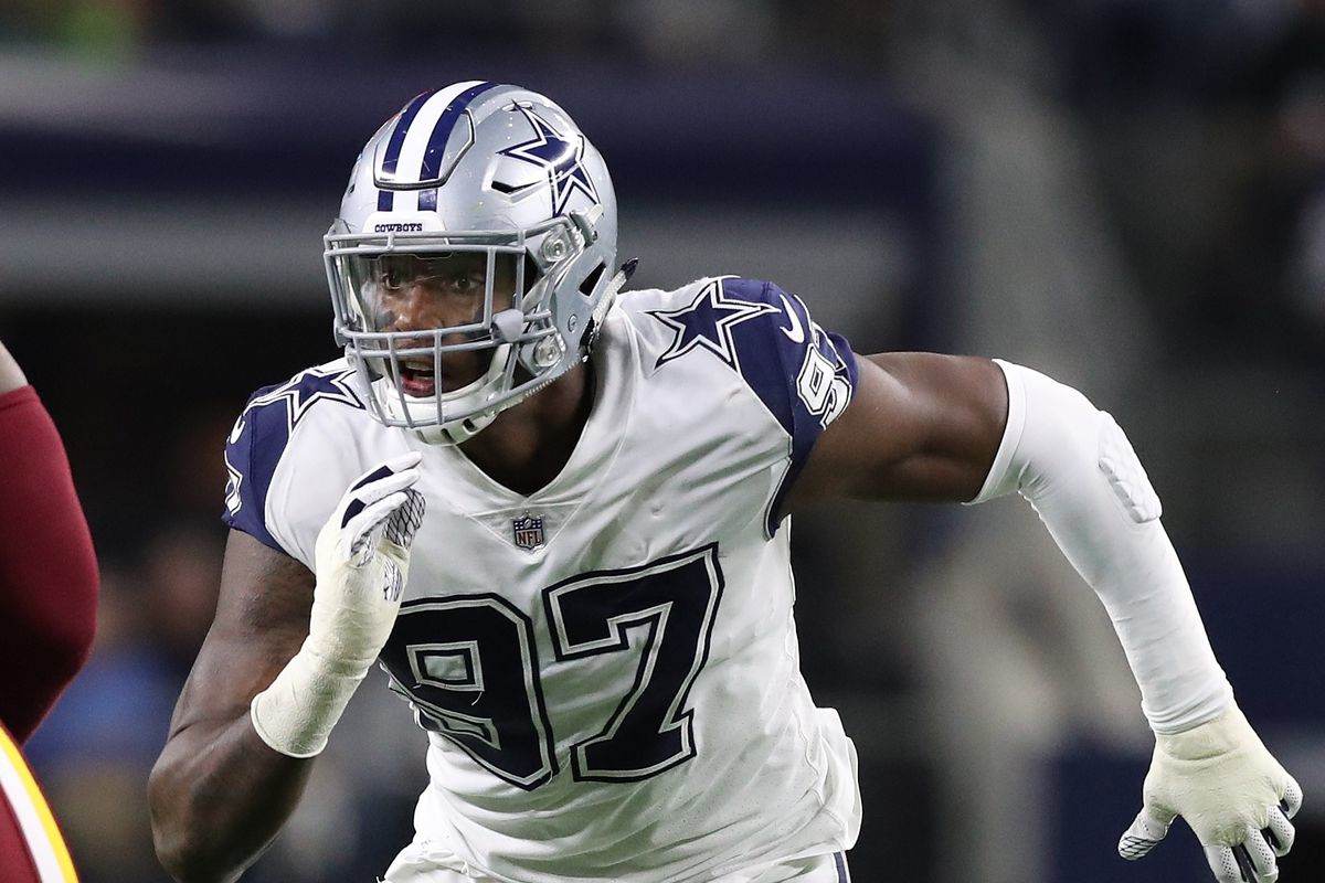 November 05, 2018:.Dallas Cowboys defensive end Taco Charlton (97