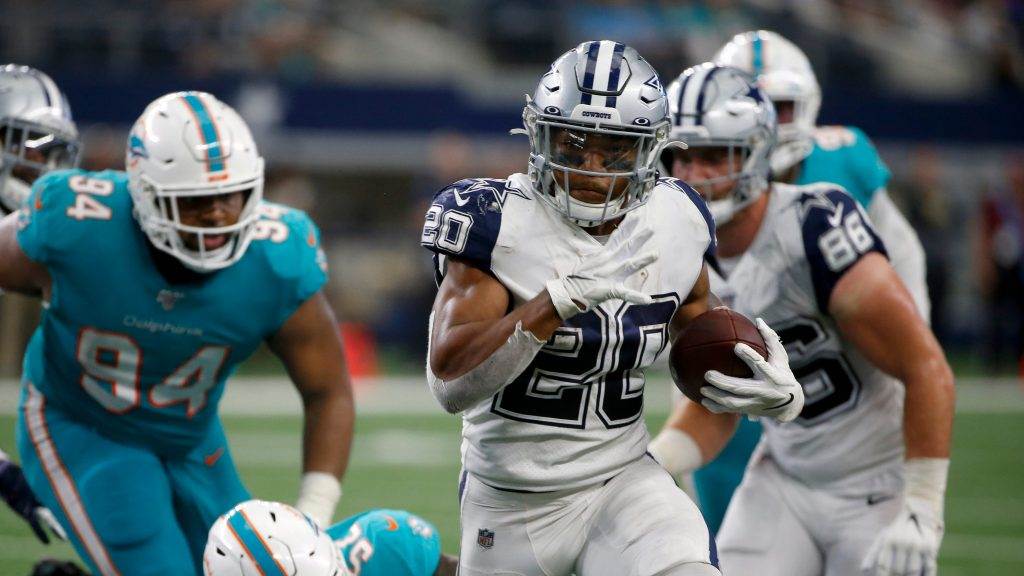Tony Pollard, not Zeke the Cowboys Closer Against the Dolphins