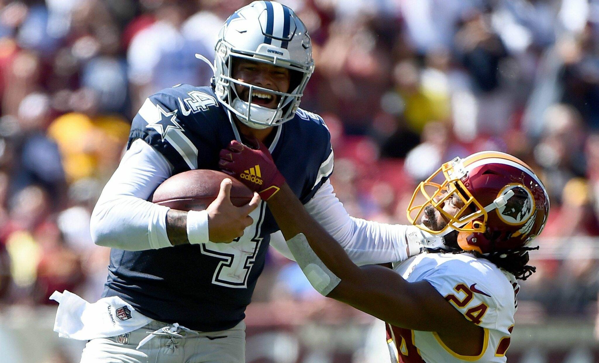 Cowboys-Redskins sideline exclusive: From Dak Prescott's surprising record  to a Washington employee turned Dallas fan