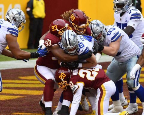 WAS 22, DAL 3: Cowboys Build Another Big Halftime Deficit