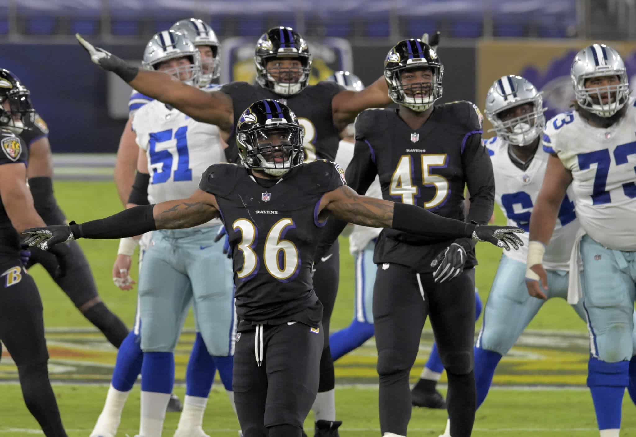 Dallas Cowboys at Baltimore Ravens, 2020 NFL Week 13 - Blogging