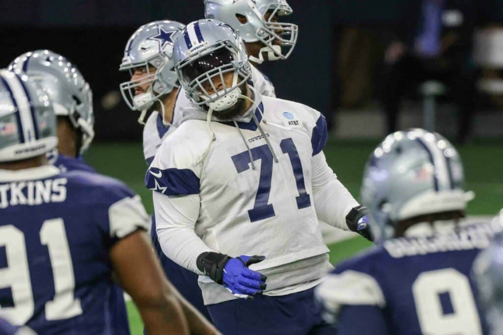 Tyron Smith Injury Puts La’el Collins Back at RT, Terence Steele Moves to LT