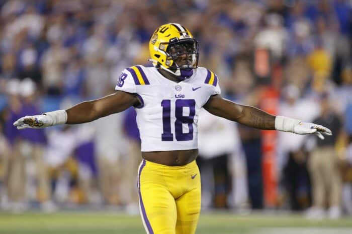 Cowboys select LSU LB Damone Clark with 176th Pick in NFL Draft