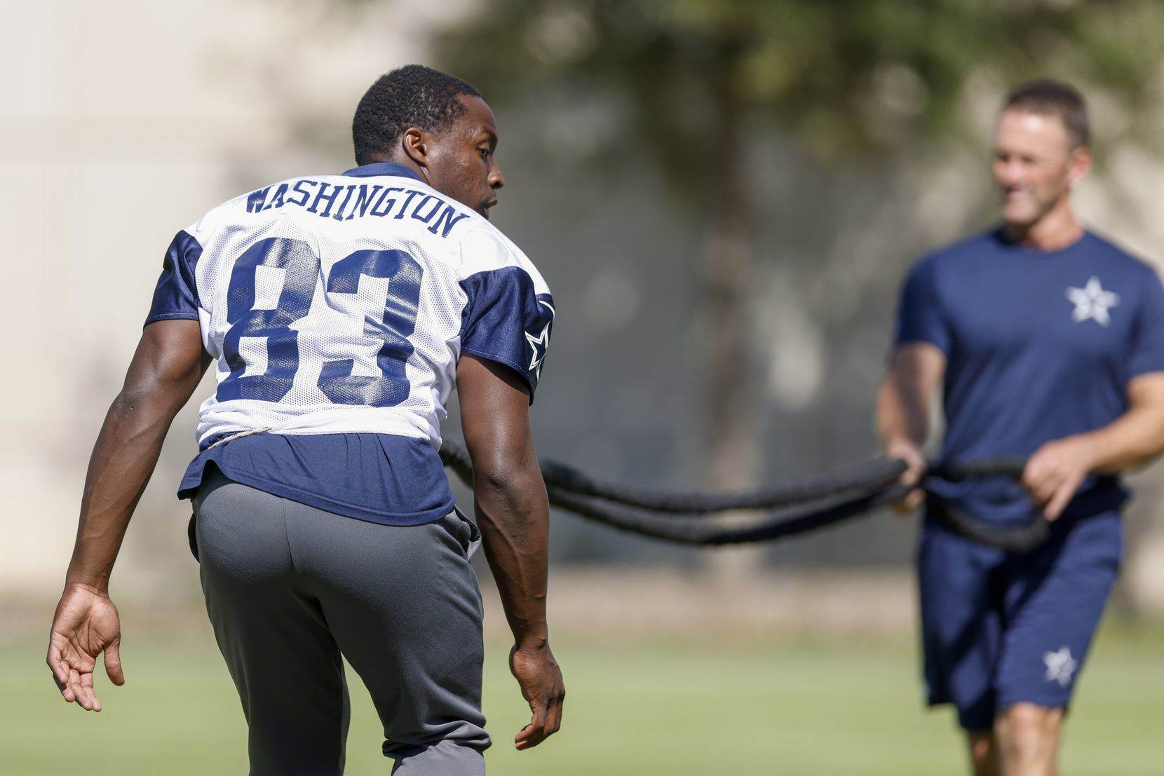 Cowboys' Washington 'Feels Great', Nearing Return