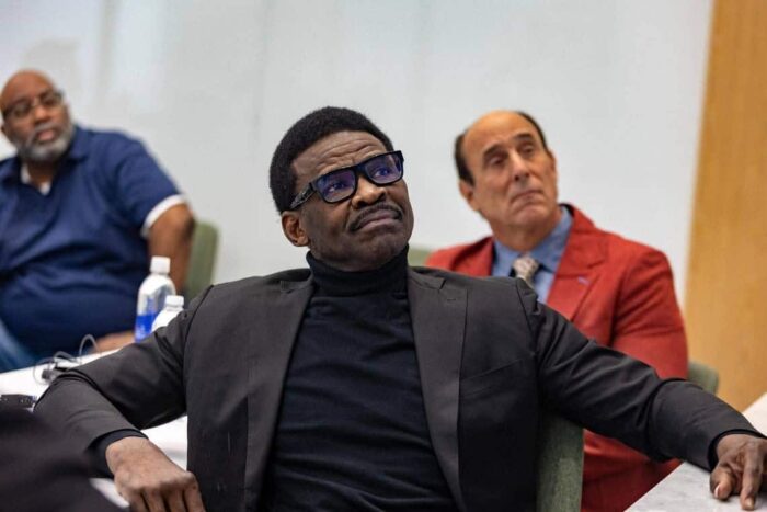 Michael Irvin Case: Surveillance video of Marriott incident displayed during press conference