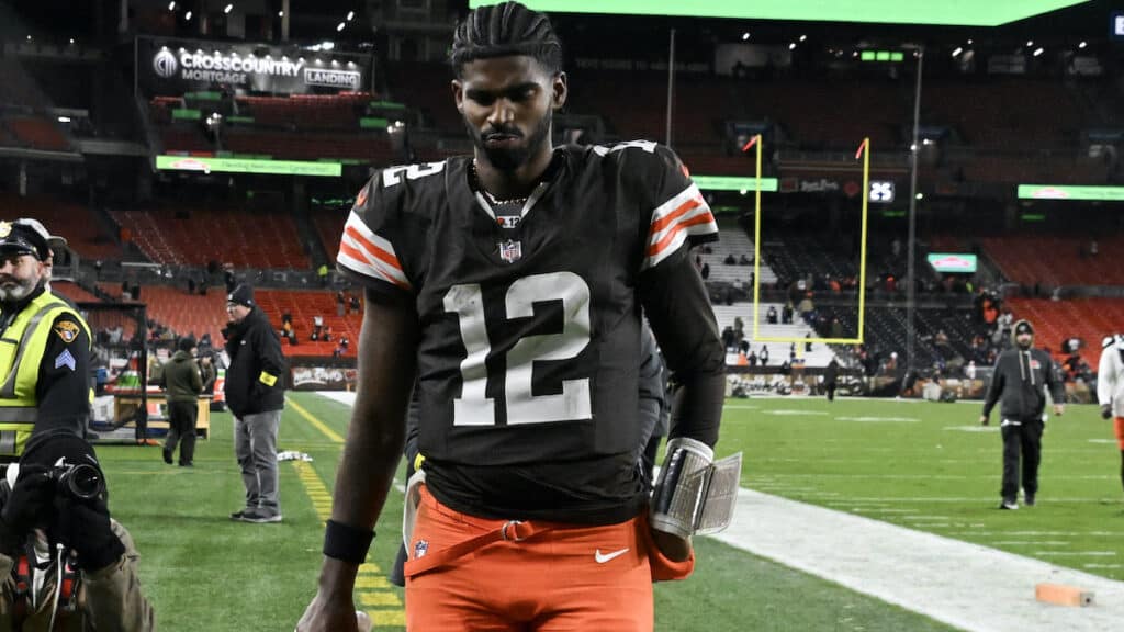 Browns rookie quarterback Shedeur Sanders