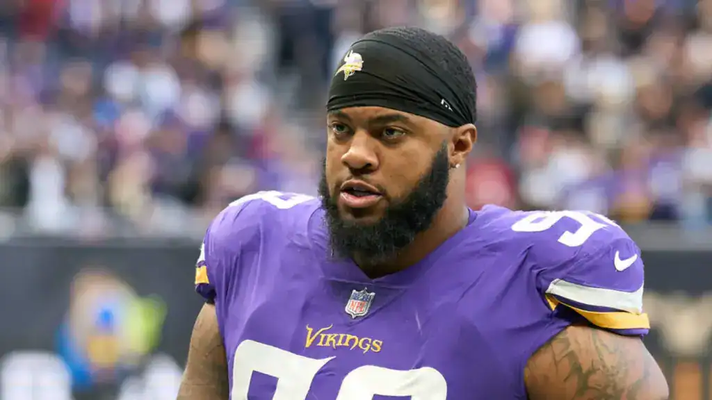 Dallas Cowboys defensive changes represented by former Vikings defensive lineman Jonathan Bullard before a game.