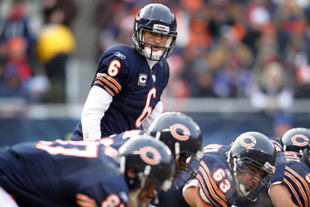 NFL History Shows Cowboys Defense Can Spark 2026 Turnaround Chicago Bears quarterback No. 6 lines up behind the offense, showing how NFL history can frame the Cowboys’ hopes for a 2026 defensive turnaround.