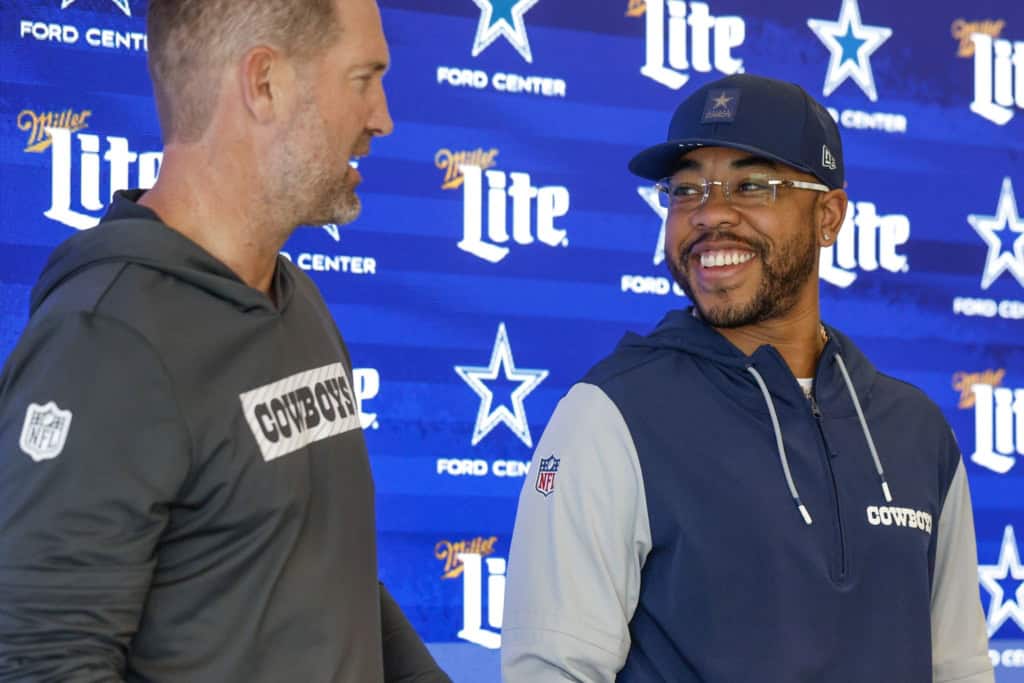NFL History Shows Cowboys Defense Can Spark 2026 Turnaround Dallas Cowboys coaches talk during a team event as Dallas looks for defensive answers that could fuel a 2026 turnaround.