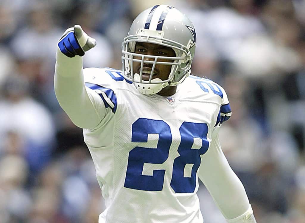 Darren Woodson pointing on the field as Canton faces pressure to finally get the Dallas Cowboys safety right.