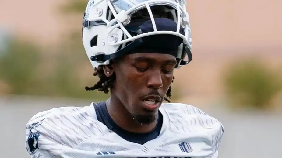 Jaden Smith Gives Cowboys a Big receiver in 2026: Who's Jaden Smith? Jaden Smith taking the field in a white football uniform during practice.