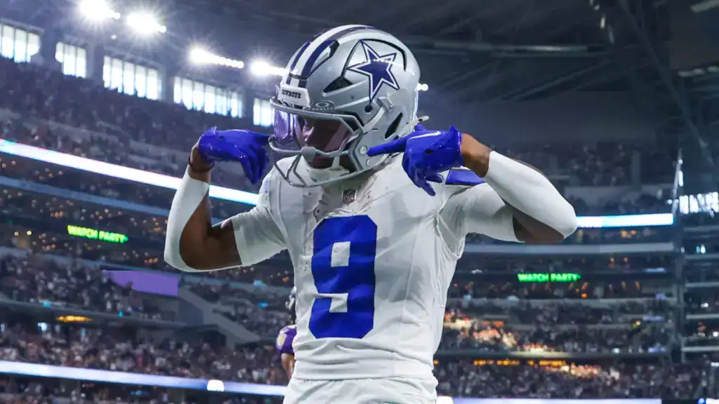 Jaydon Blue Can Spark a Shocking Cowboys Decision KaVontae Turpin celebrates after a big play for the Dallas Cowboys at AT&T Stadium