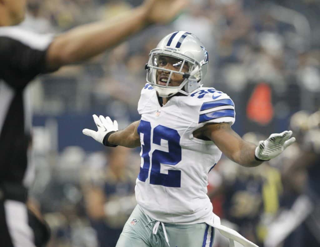 Orlando Scandrick reacts during a Dallas Cowboys game for Defense First: PFF Missed the Mark on the All-Cowboys List