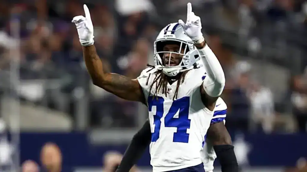Shavon Revel Jr. celebrates as the Dallas Cowboys running back group lands in the Cowboys position group power ranking.