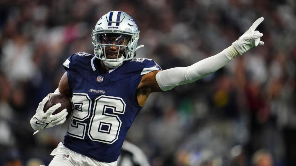 ESPN's Cowboys Roster Ranking Is Hard to Argue DaRon Bland points downfield during a Dallas Cowboys game, fitting the debate around ESPN's Cowboys roster ranking.