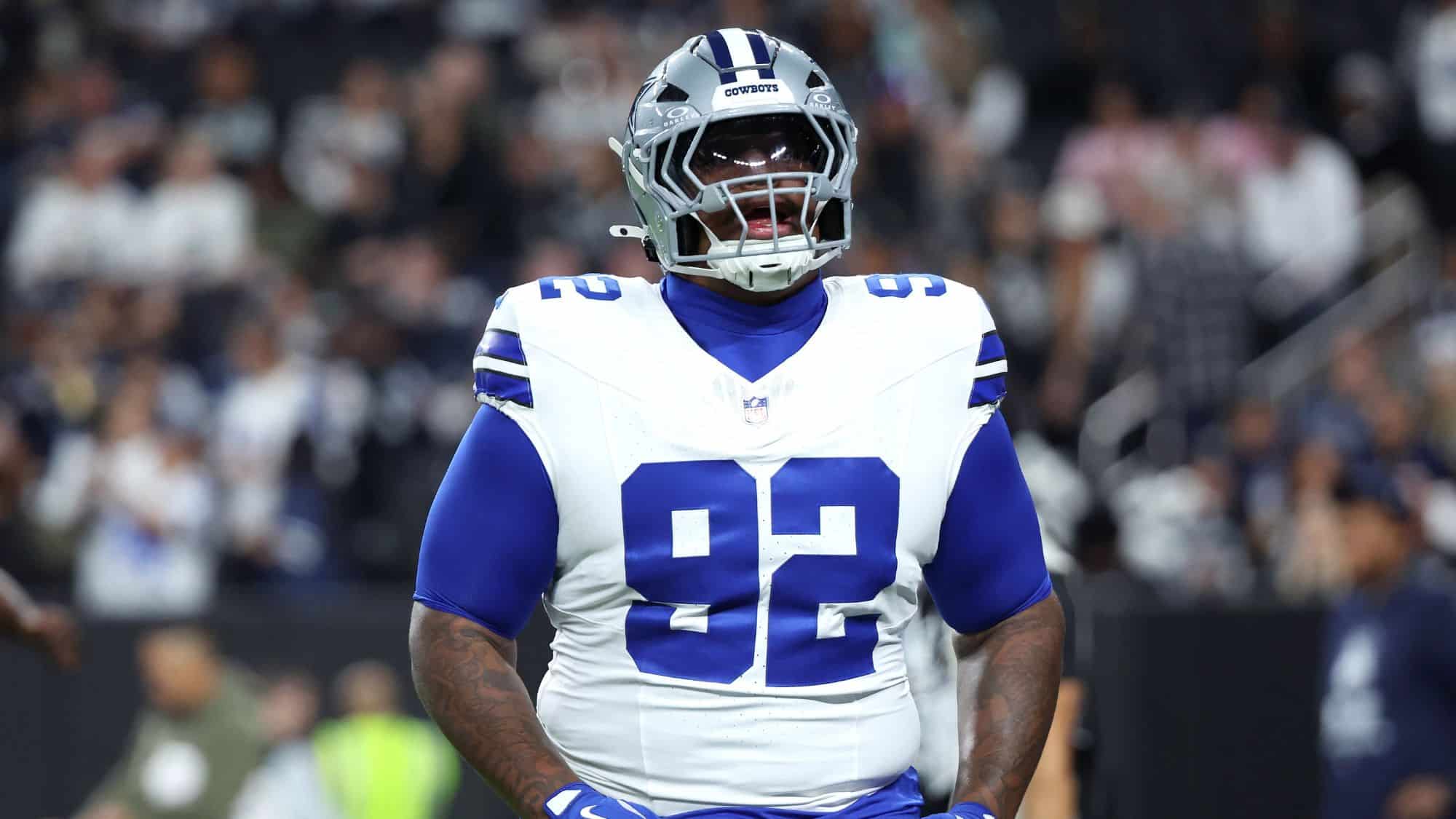 Quinnen Williams representing the Dallas Cowboys after being selected to the team’s leadership council.
