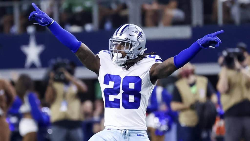 Cowboys Secondary Can Be a Sneaky Strength in 2026 Malik Hooker celebrates with both arms raised after a big play, giving the Cowboys secondary veteran playmaking upside for 2026.