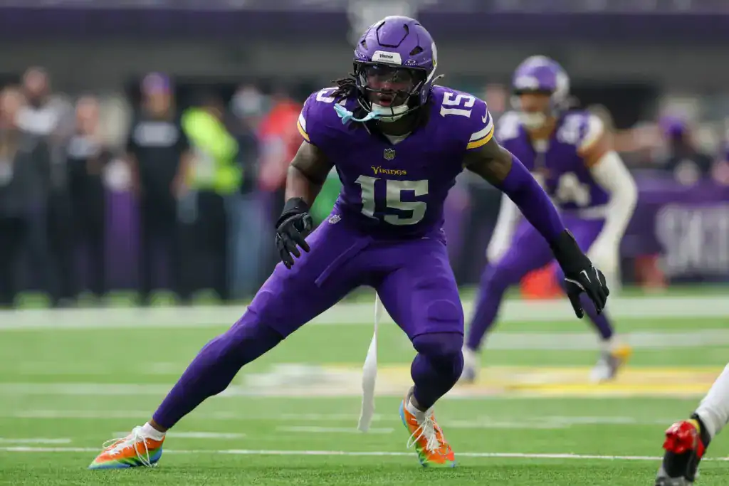 Cowboys Edge Trade Targets: 5 Names to Watch Minnesota Vikings edge rusher Dallas Turner prepares to rush the passer. Turner is a possible Dallas Cowboys trade target.