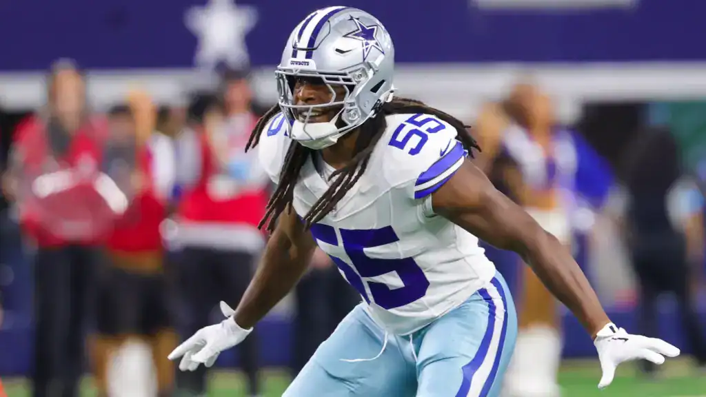 Cowboys rookie linebacker Jaishawn Barham will wear the green dot for the foreseeable future as the defense's field general.