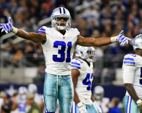 Cowboys FS Byron Jones Works With Frisco RoughRiders To Improve Hands