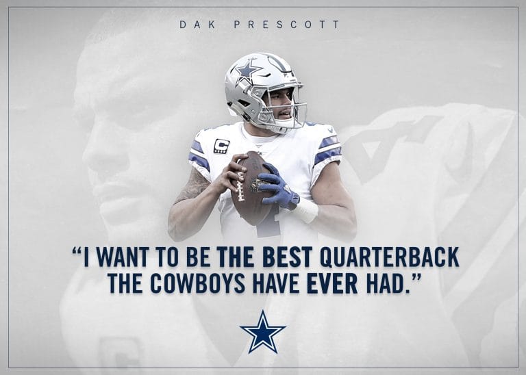 Dak Wants to Be Cowboys Greatest QB Ever and You Should Be Excited About It