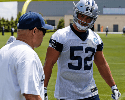 OL Coach Paul Alexander in "Heaven" with Dallas Cowboys League-Best Line 1