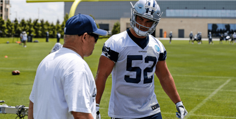 OL Coach Paul Alexander in "Heaven" with Dallas Cowboys League-Best Line 1