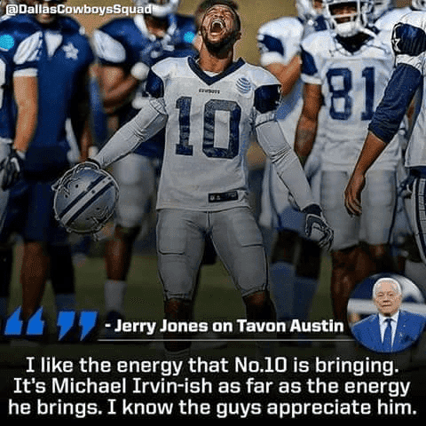 Cowboys WR Tavon Austin Draws Comparison to Dallas Legend