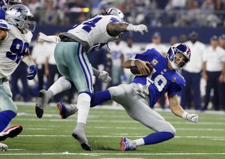 Jaylon Smith, Eli Manning, Giants