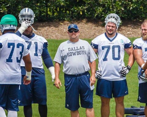 Cowboys Fire OL Coach Paul Alexander, Promote Marc Colombo