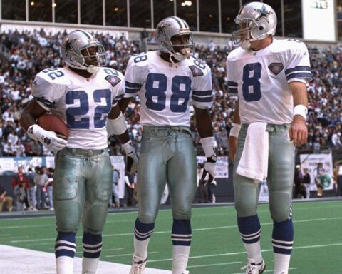Emmitt Smith, Michael Irving, Troy Aikman, Triplets