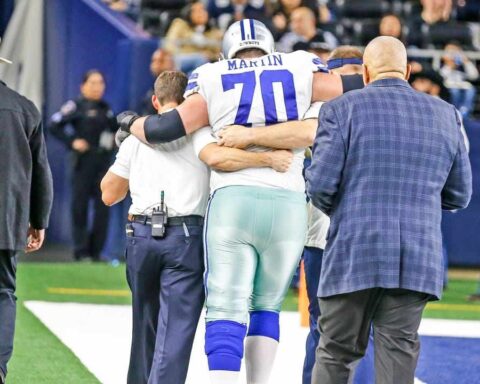 Zack Martin Out, Connor Williams In at Right Guard for Cowboys at Colts