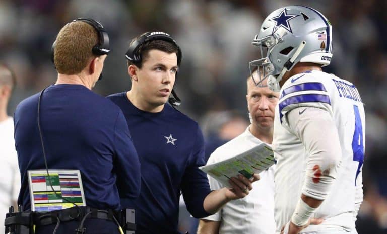 Kellen Moore, Jason Garrett, Dak Prescott