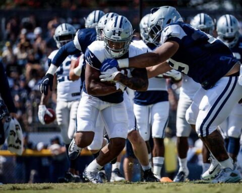 Tony Pollard Continues to Impress in Training Camp