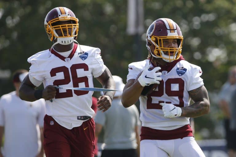 Adrian Peterson, Derrius Guice, Redskins