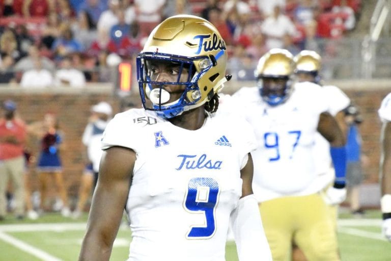 Dallas Cowboys Draft Tulsa CB Reggie Robinson 123rd Overall