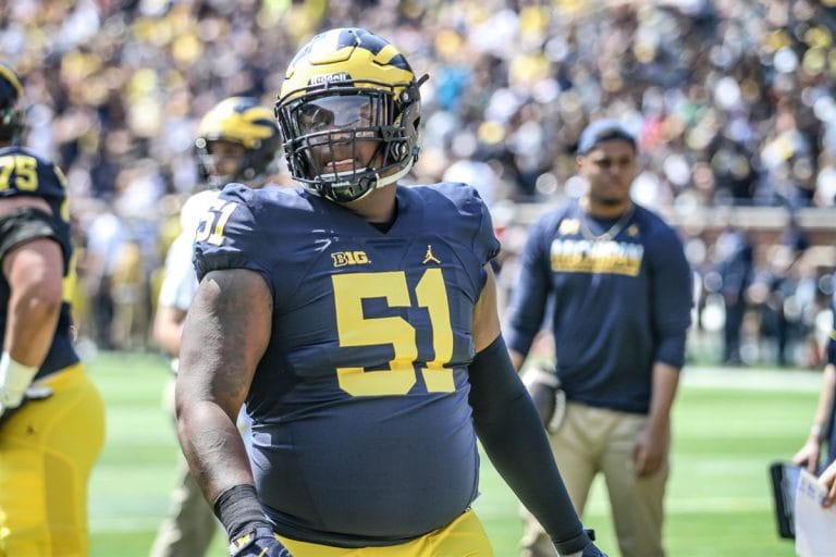 Cowboys Draft: Dallas "Loves" Michigan Center Cesar Ruiz