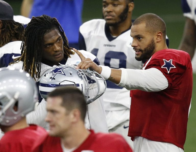 QB Dak Prescott's "Confidence to the Roof" With Rookie WR CeeDee Lamb