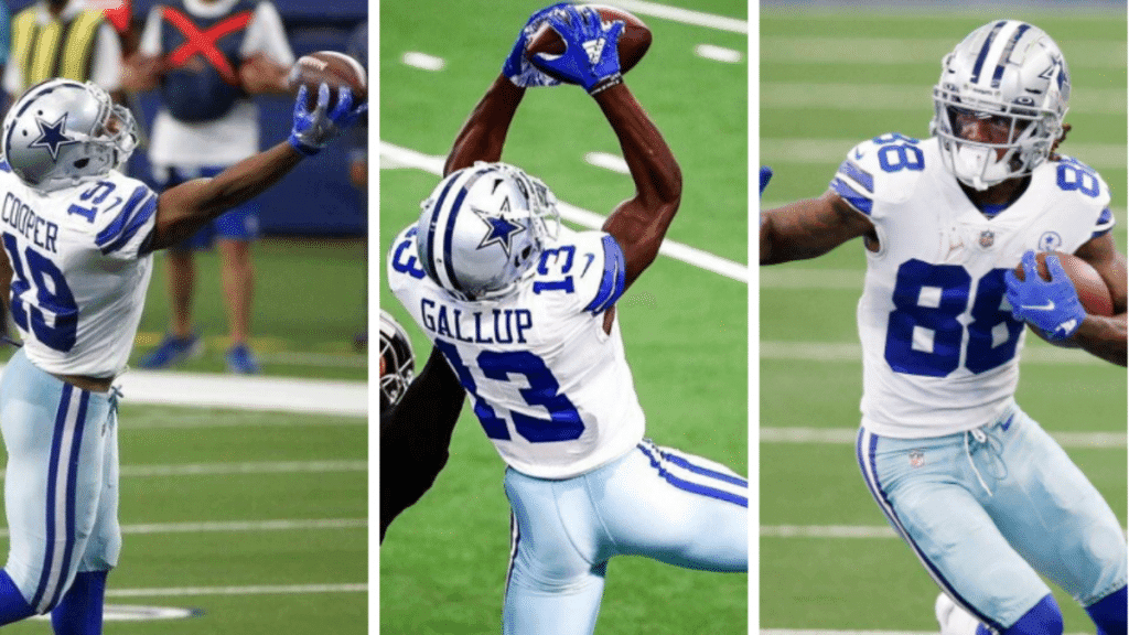 Cowboys WR Trio Make Key Plays in Comeback Win vs Falcons