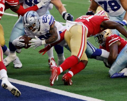 Tony Pollard, 49ers