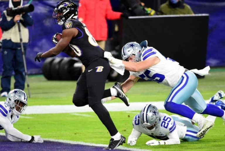 Cowboys' Putrid Defensive Season Continued vs Ravens