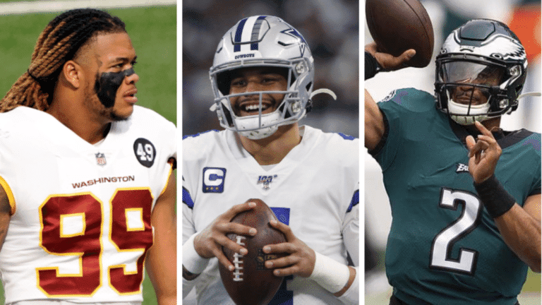 NFC East 2021: 3-Way Tie for Division Lead After Week 2