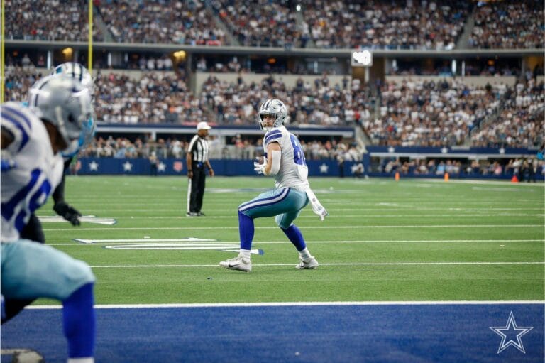 Prescott, Schultz Connected for Cowboys’ 2500th Regular Season Touchdown vs Panthers