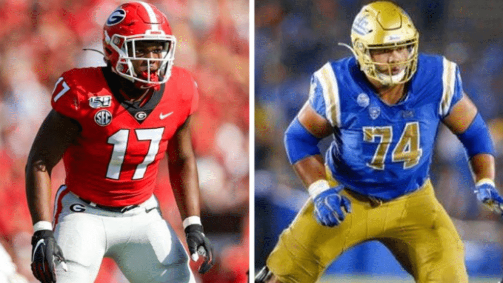 Cowboys Take LB Nakobe Dean, OT Sean Rhyan in ESPN’s Two-Round Mock Draft
